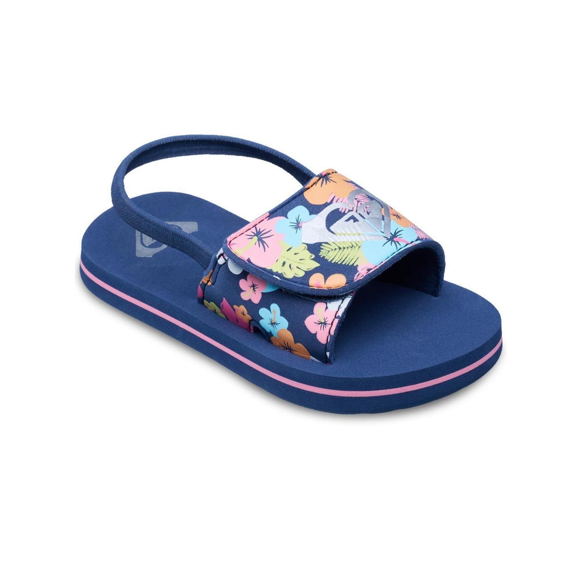 Roxy - Sandales Tw Finn Bleu Bébé Fille - Sandales - Bleu - Decathlon