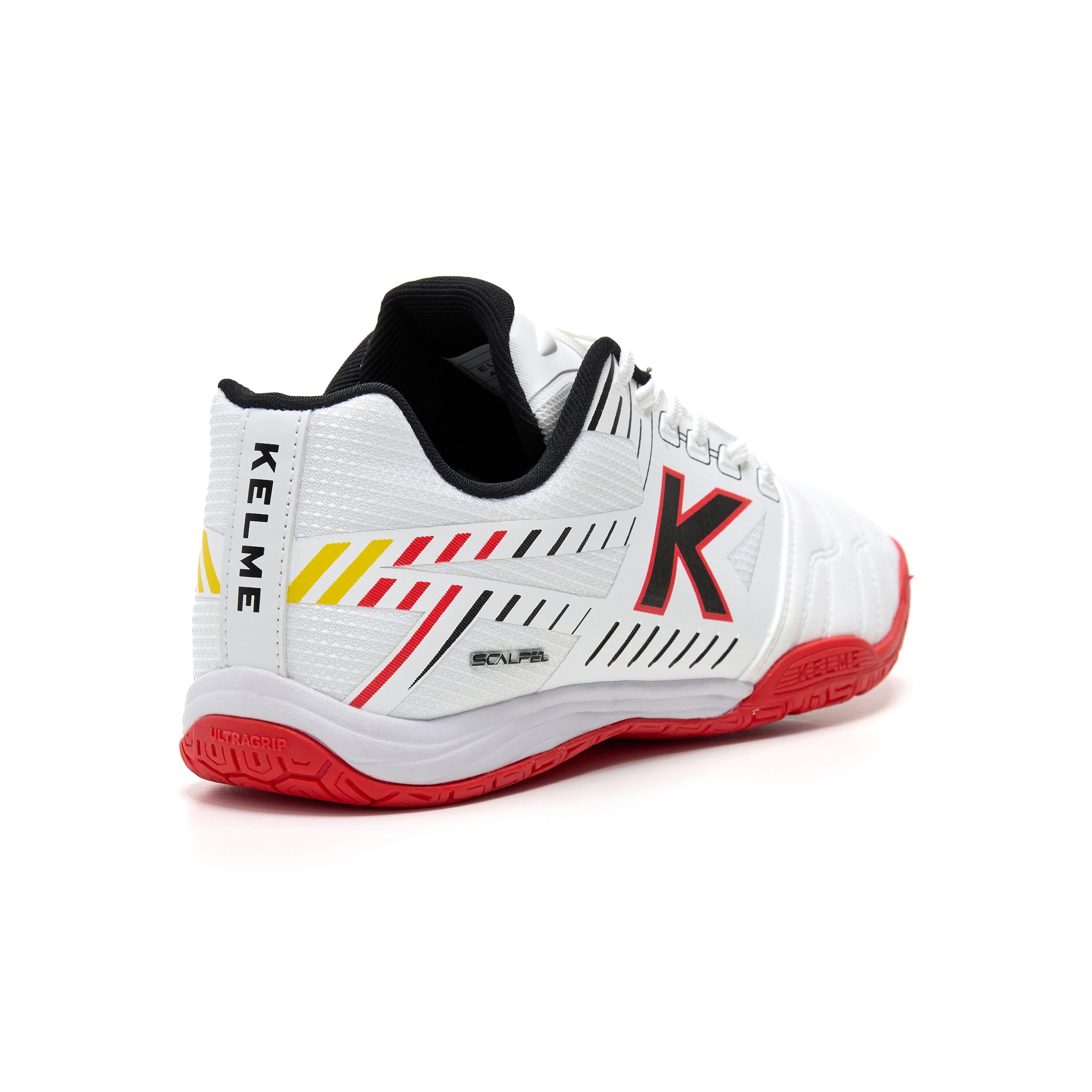 Kelme Zapatillas De Fútbol Sala Scalpel Blanco Unisex 3/6