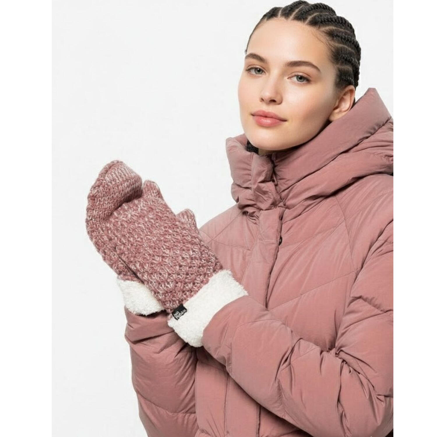 Rękawiczki turystyczne zimowe damskie Jack Wolfskin Highloft Knit Mitten
