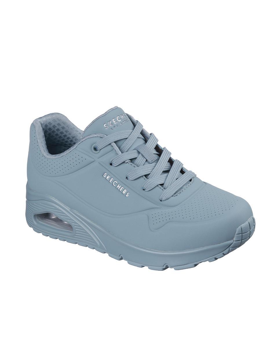 Zapatillas Skechers Mujer Uno - Stand on Air azules 2/4
