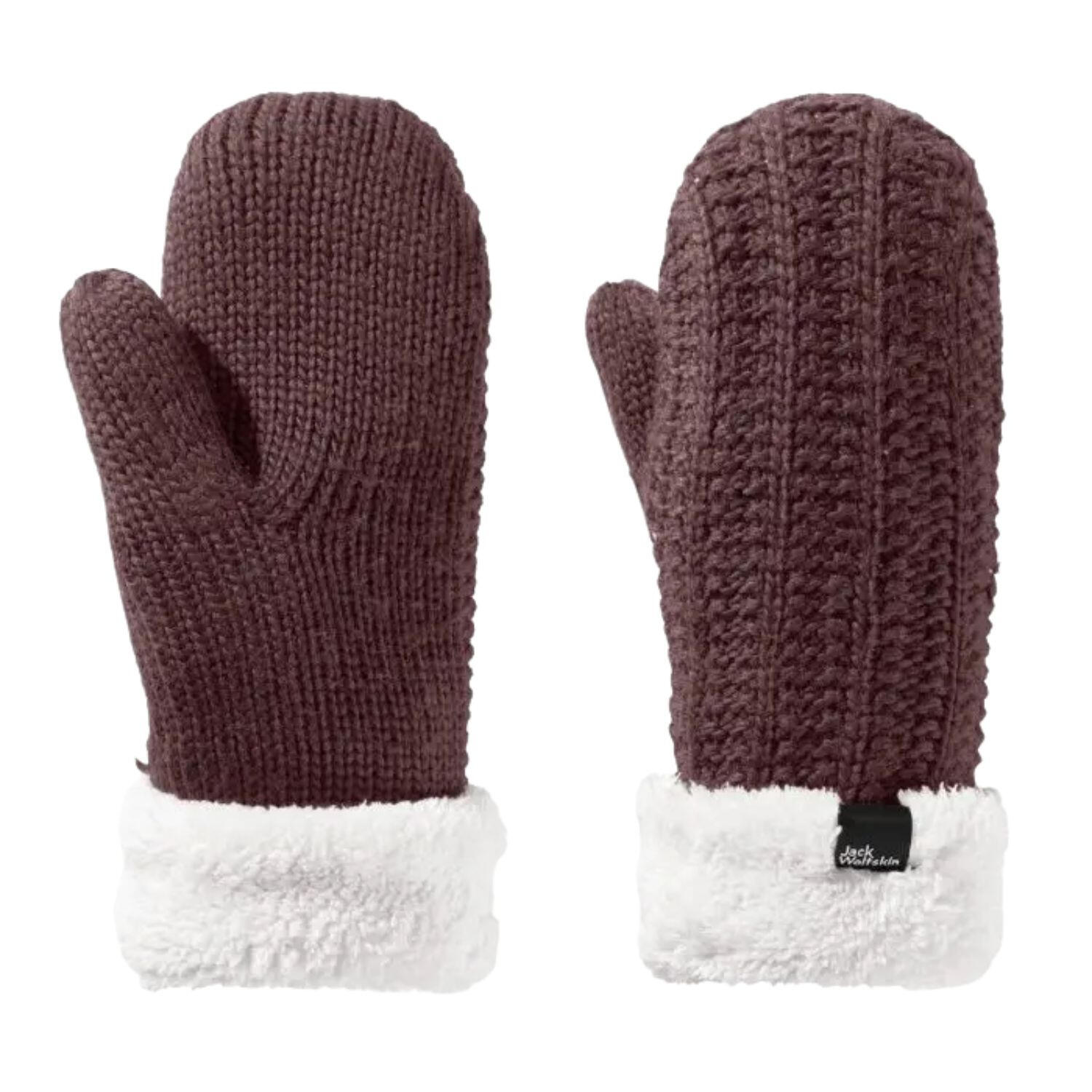 Guantes de invierno para mujer Jack Wolfskin Highloft Knit Mitten 1/2