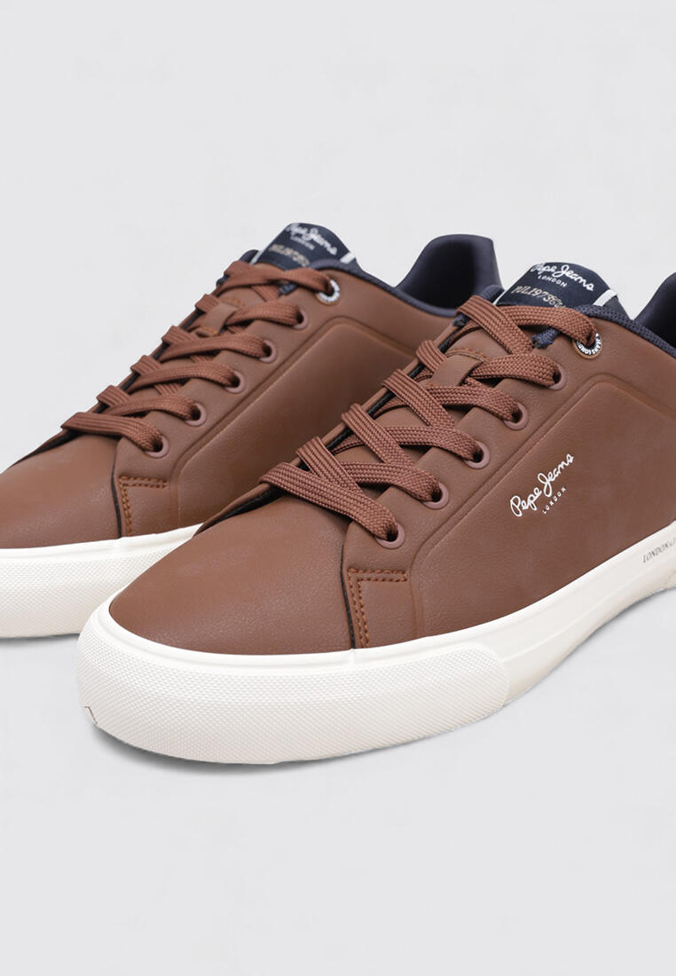 Chaussure de randonnée Baskets Homme Pepe Jeans KENTON CAMPUS Marro 3/4