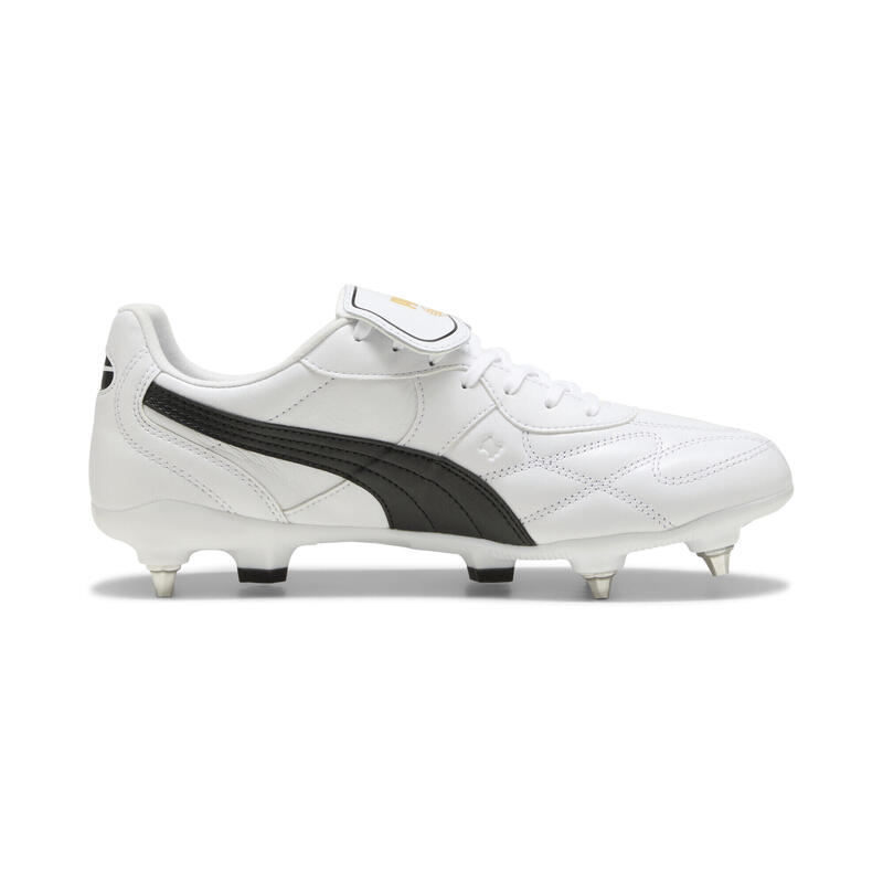 Ghete fotbal crampoane metalice King Top MxSG, negru/alb PUMA
