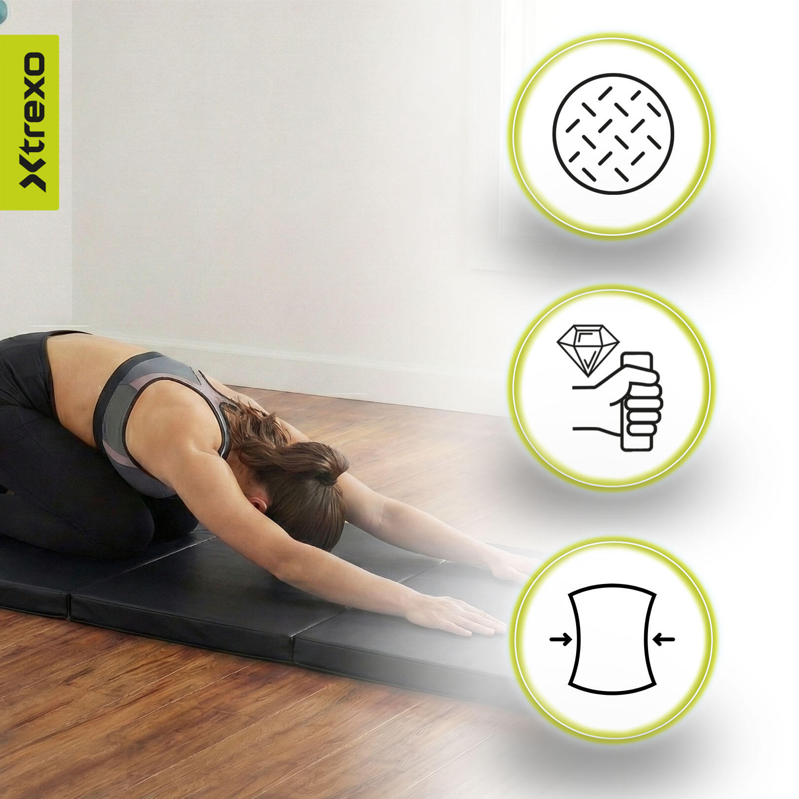 Grand tapis de gymnastique pliable XTREXO 7/7