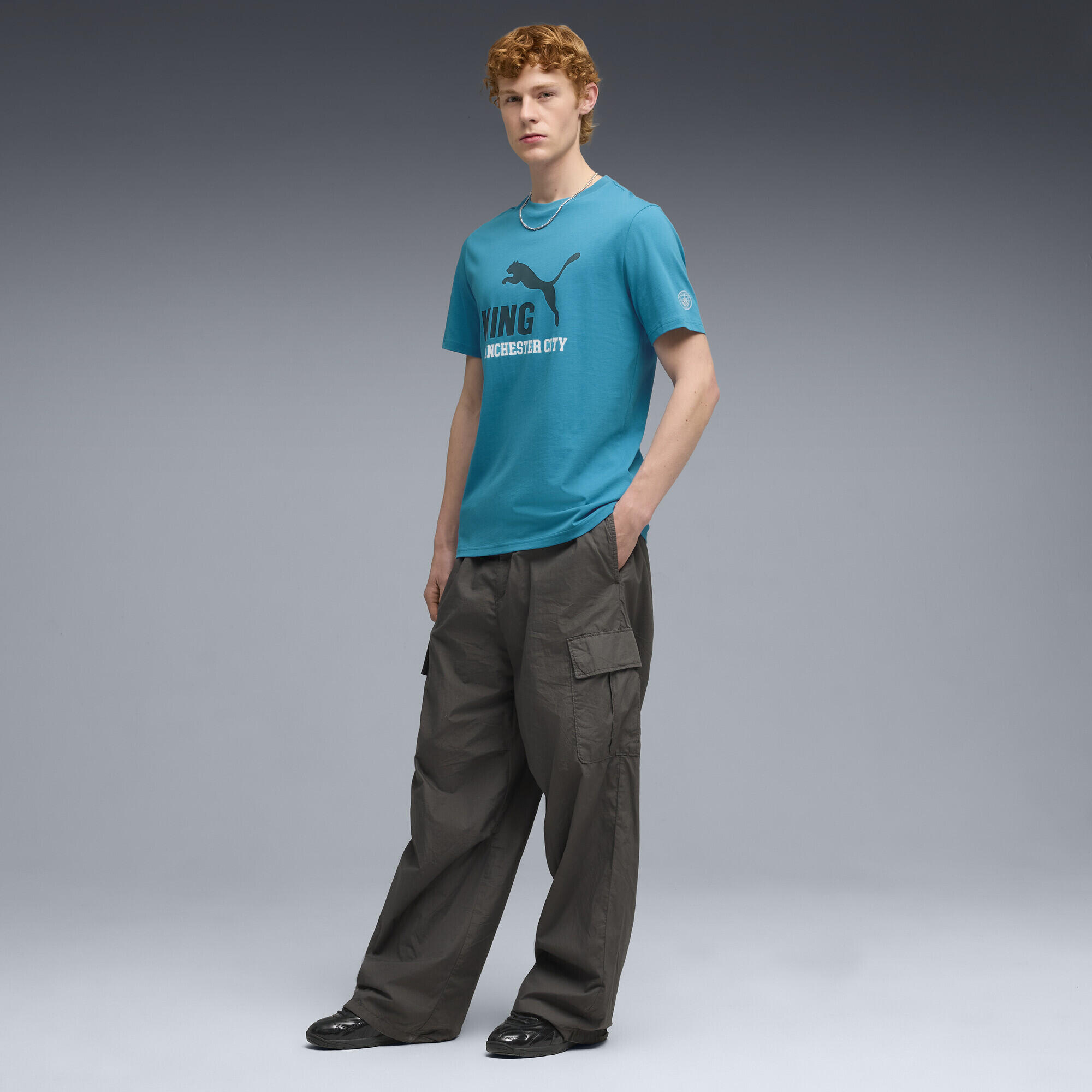 T-shirt con logo Manchester City KING da uomo PUMA 4/5
