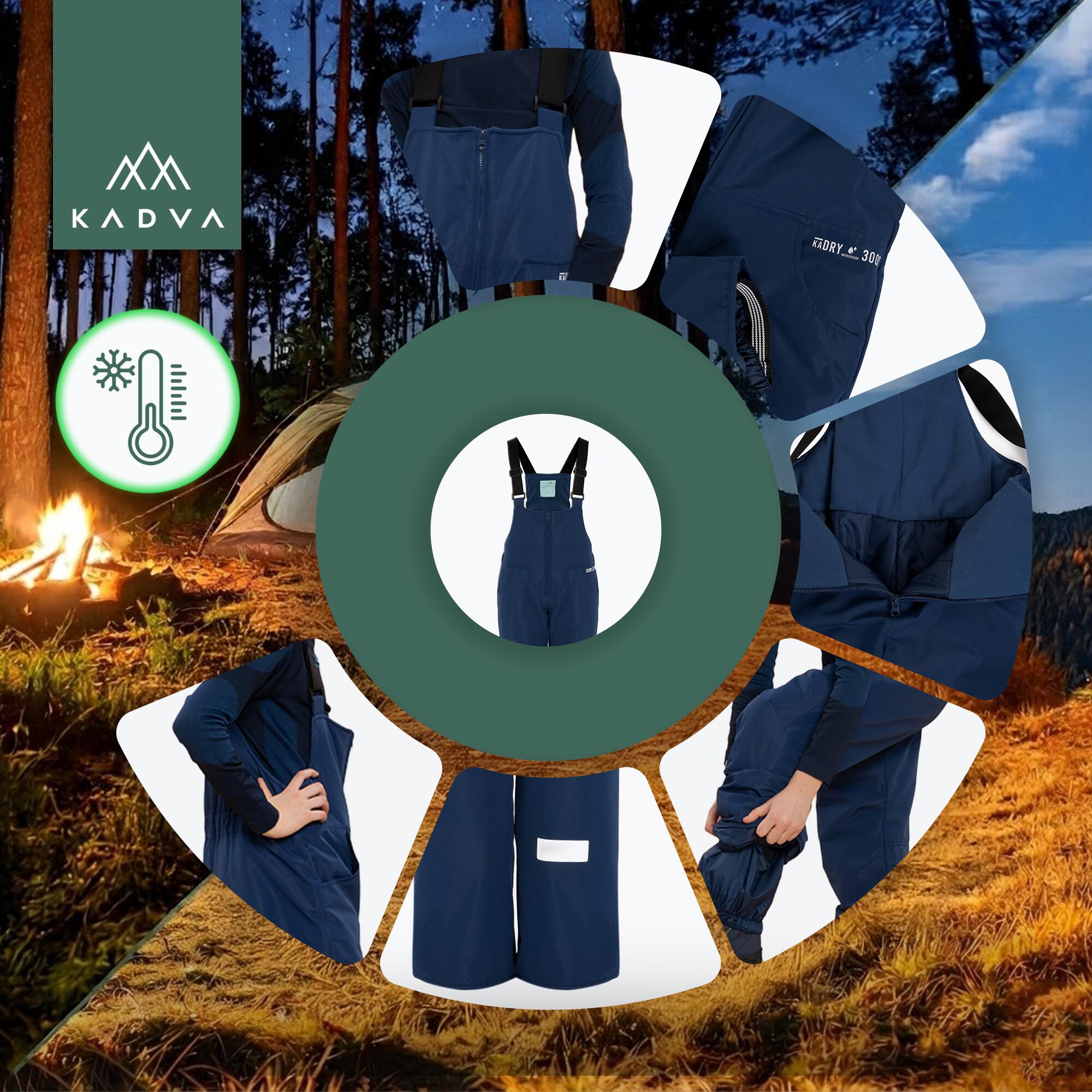 Calças de esqui infantis KADVA Skiro Pants Jrb 5/7