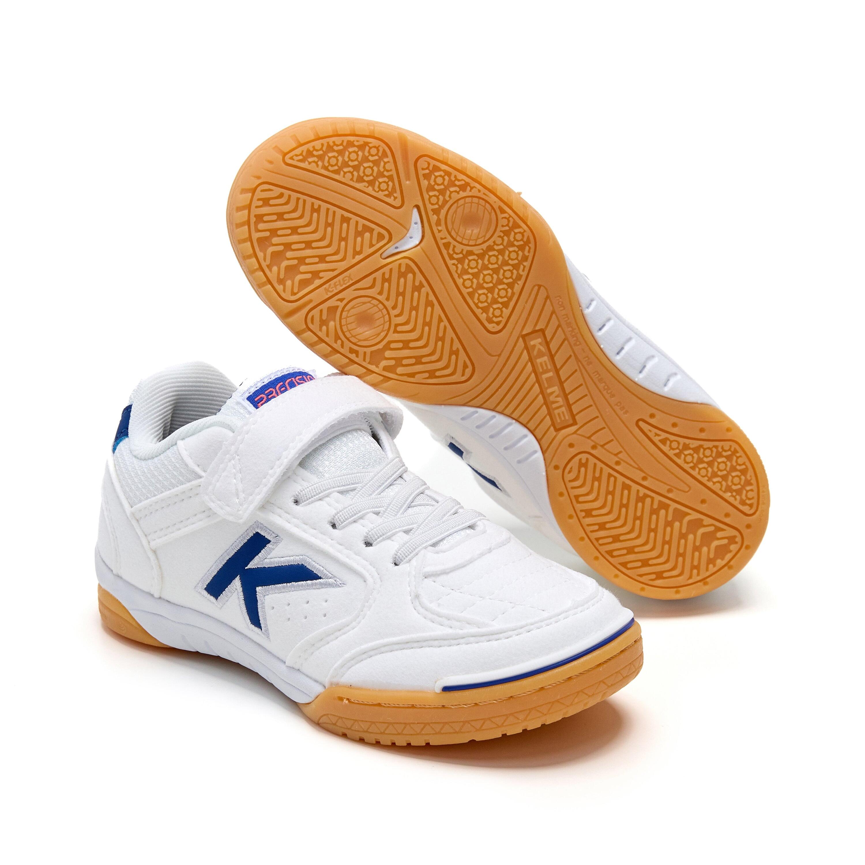 Kelme Zapatillas De Niño Precision Elastic Blanco Y Azul Unisex Kids 2/4