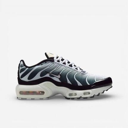 Nike Air Max Plus Black White Sail Metallic Cool Grey (GS)