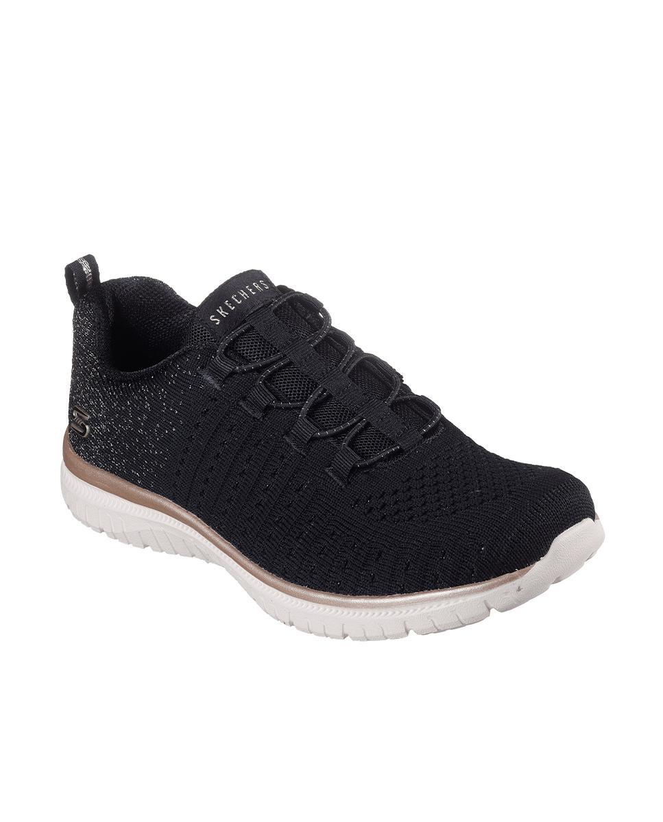 Zapatillas Skechers Mujer Virtue - Lucent negras 2/4