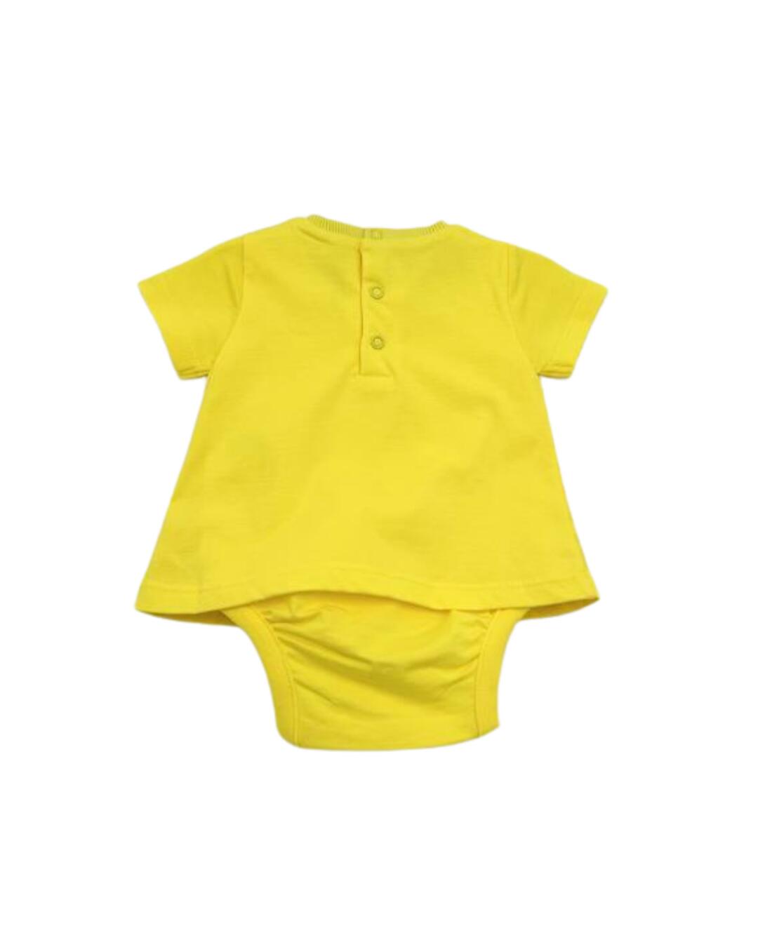Body de manga corta bebe amarillo - Cádiz CF 2/2
