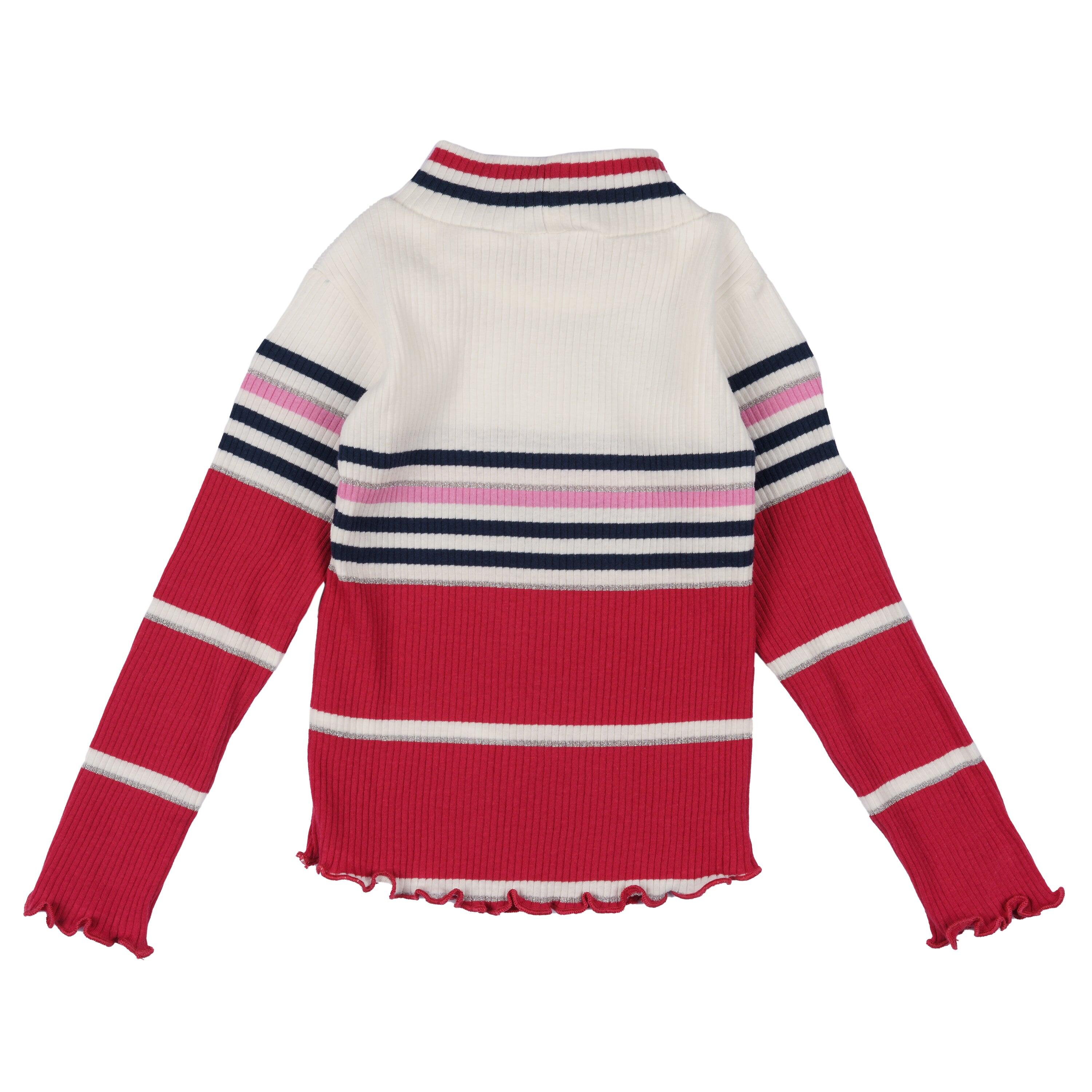 Camiseta infantil de manga comprida com listras 3/3