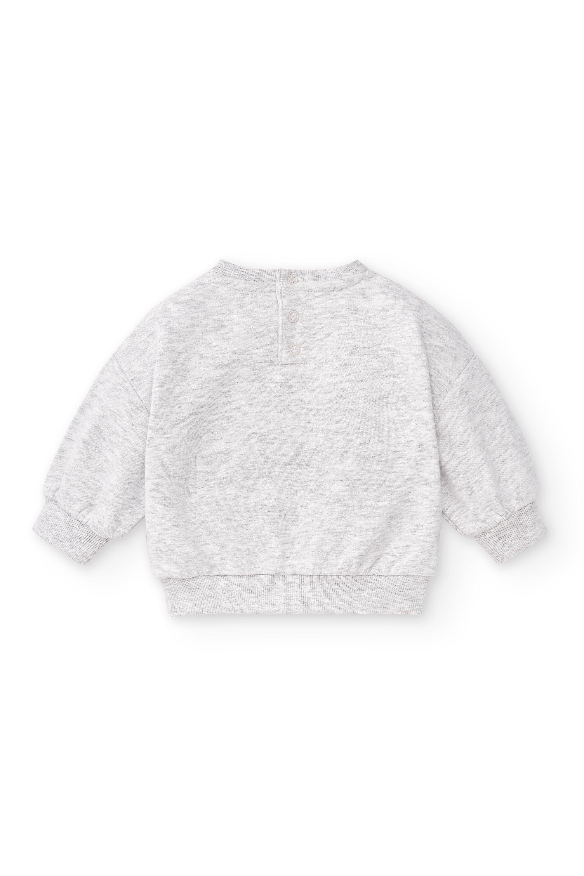 Sudadera de bebé gris smile 3/3