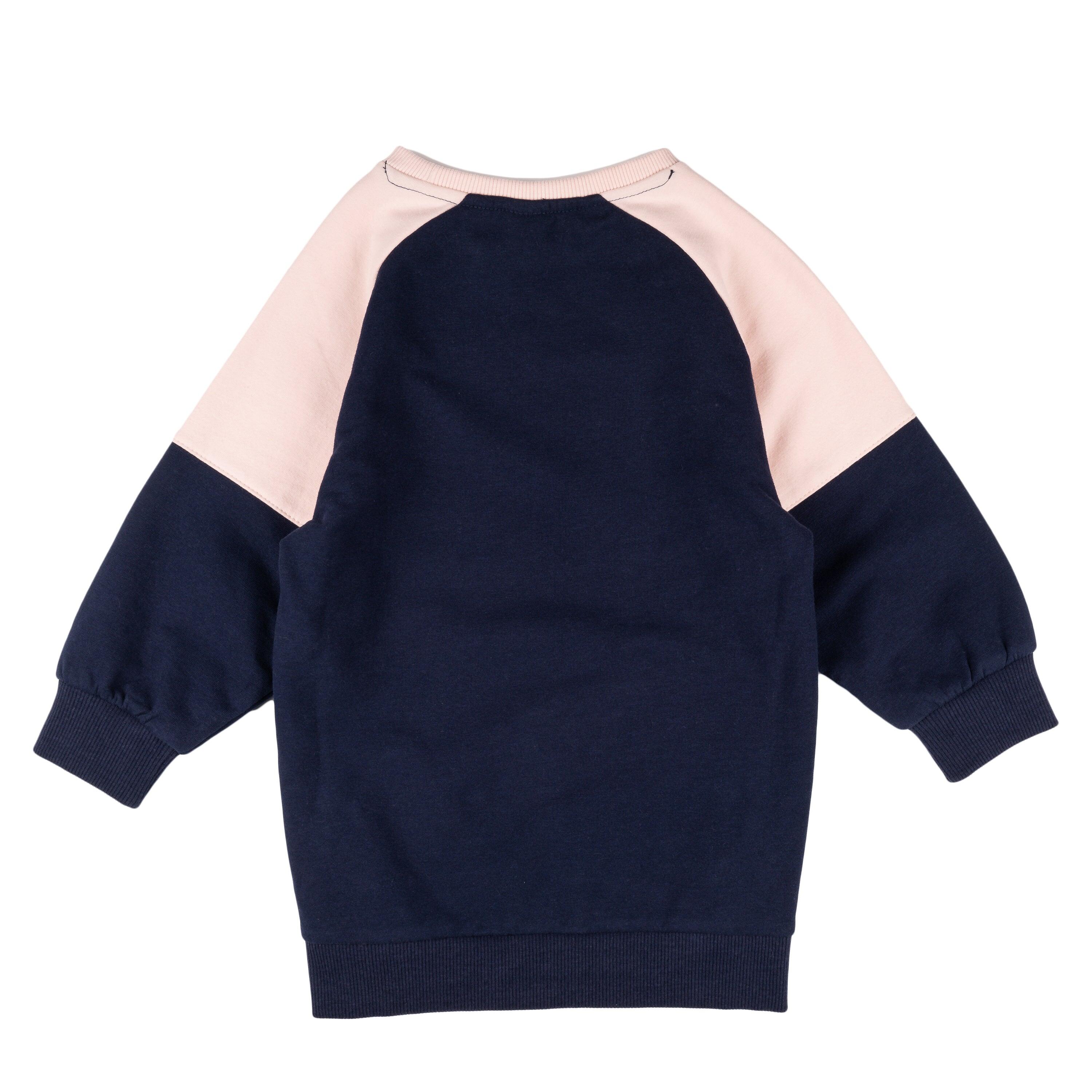 Vestido teddy azul marinho para menina, estilo 4/5