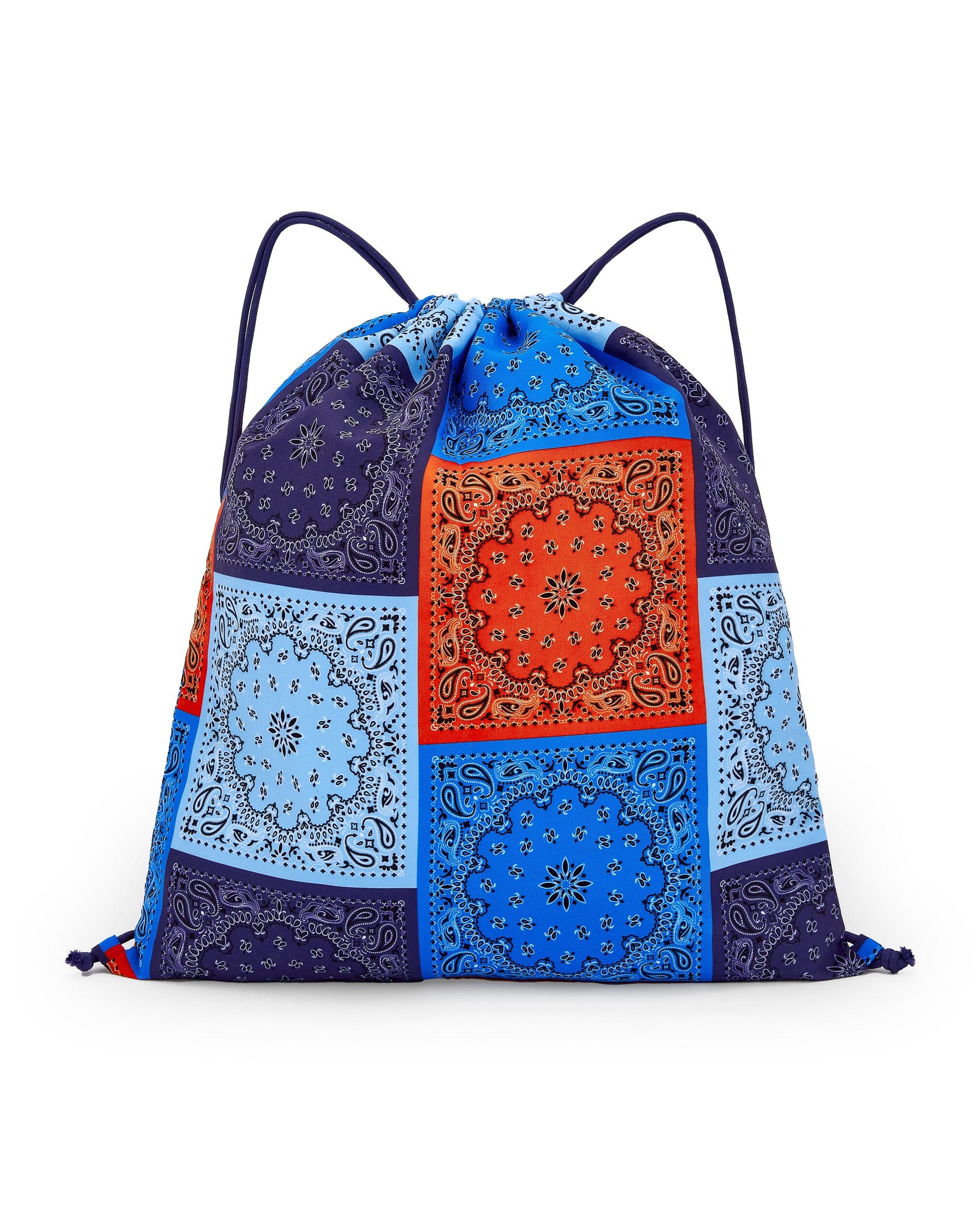 Mochila saco niño patchwork bandana multicolor 2/3