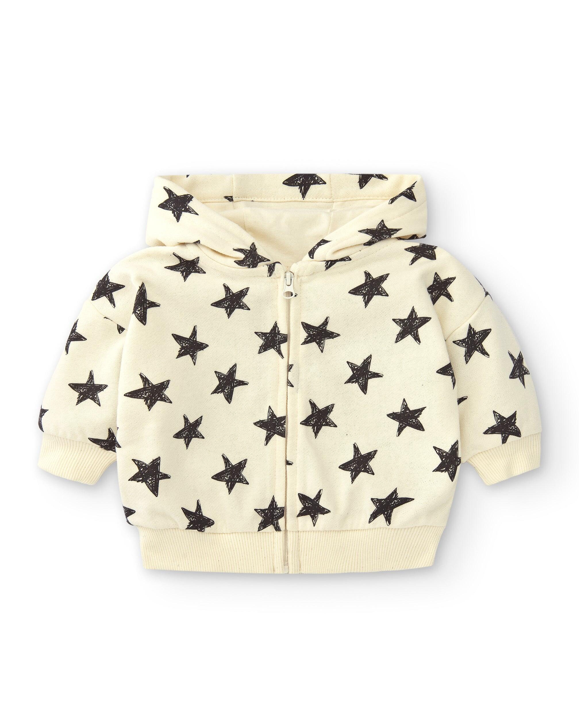 Moletom off-white com estrelas para 3/3
