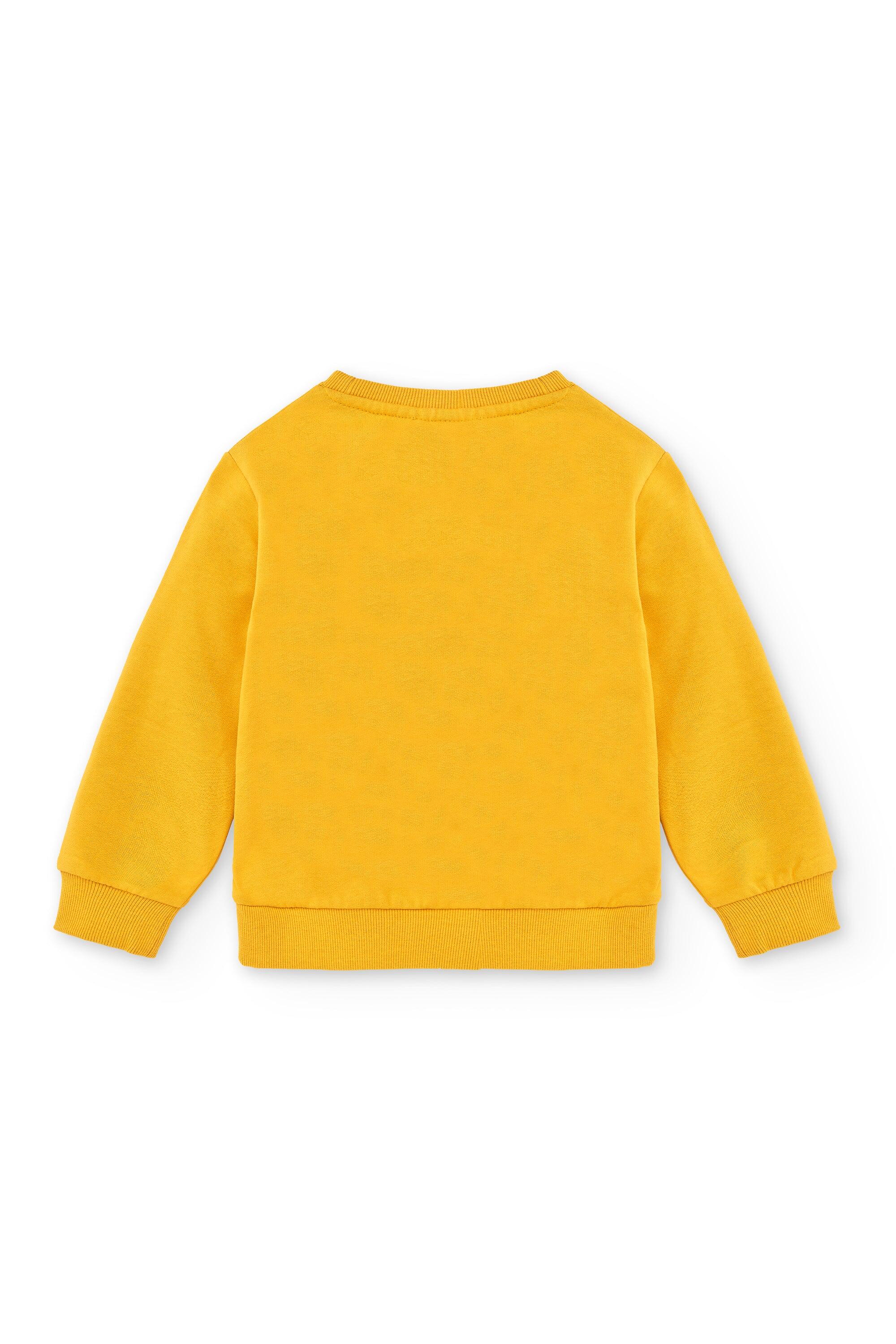 Moletom amarelo com zíper CHG para 2/3
