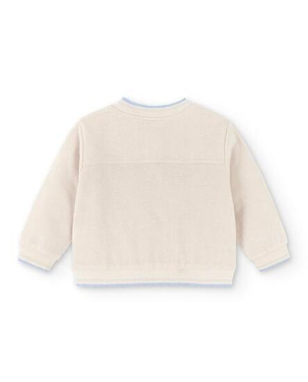 Sudadera de bebé piedra