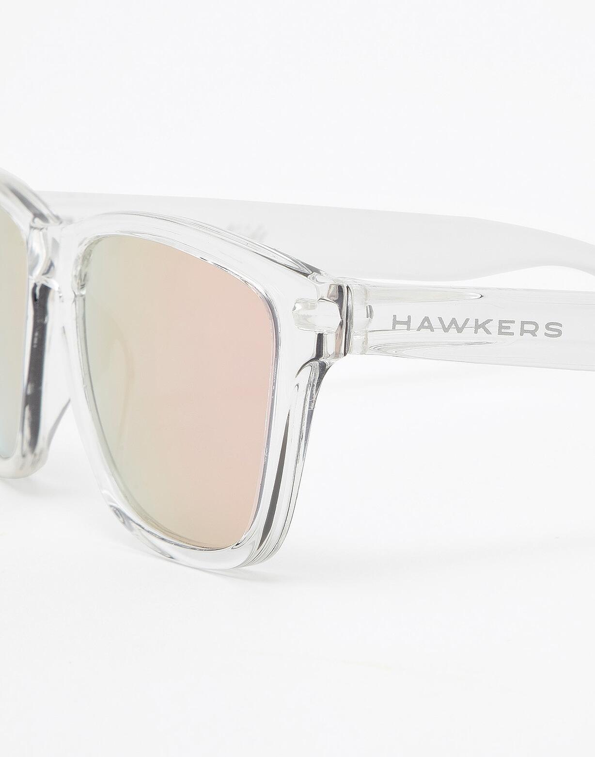 HAWKERS - Lunettes de soleil pour enfant ONE KIDS - TRANSPARENT ROSE GOLD 3/5