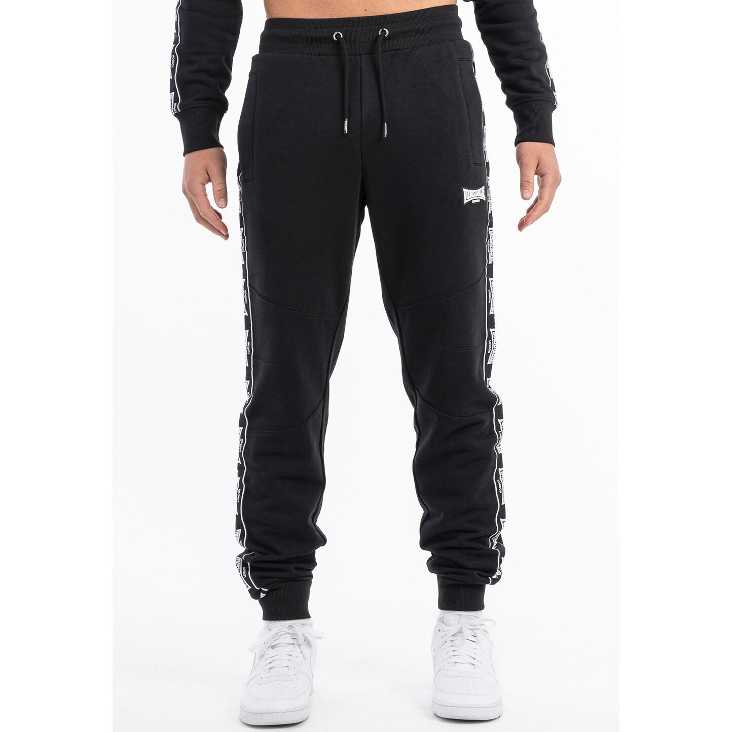 Lonsdale - Pantalon De Jogging Lonsdale Tenston - Pantalons - Blanc|noir - 48 Xl - Decathlon