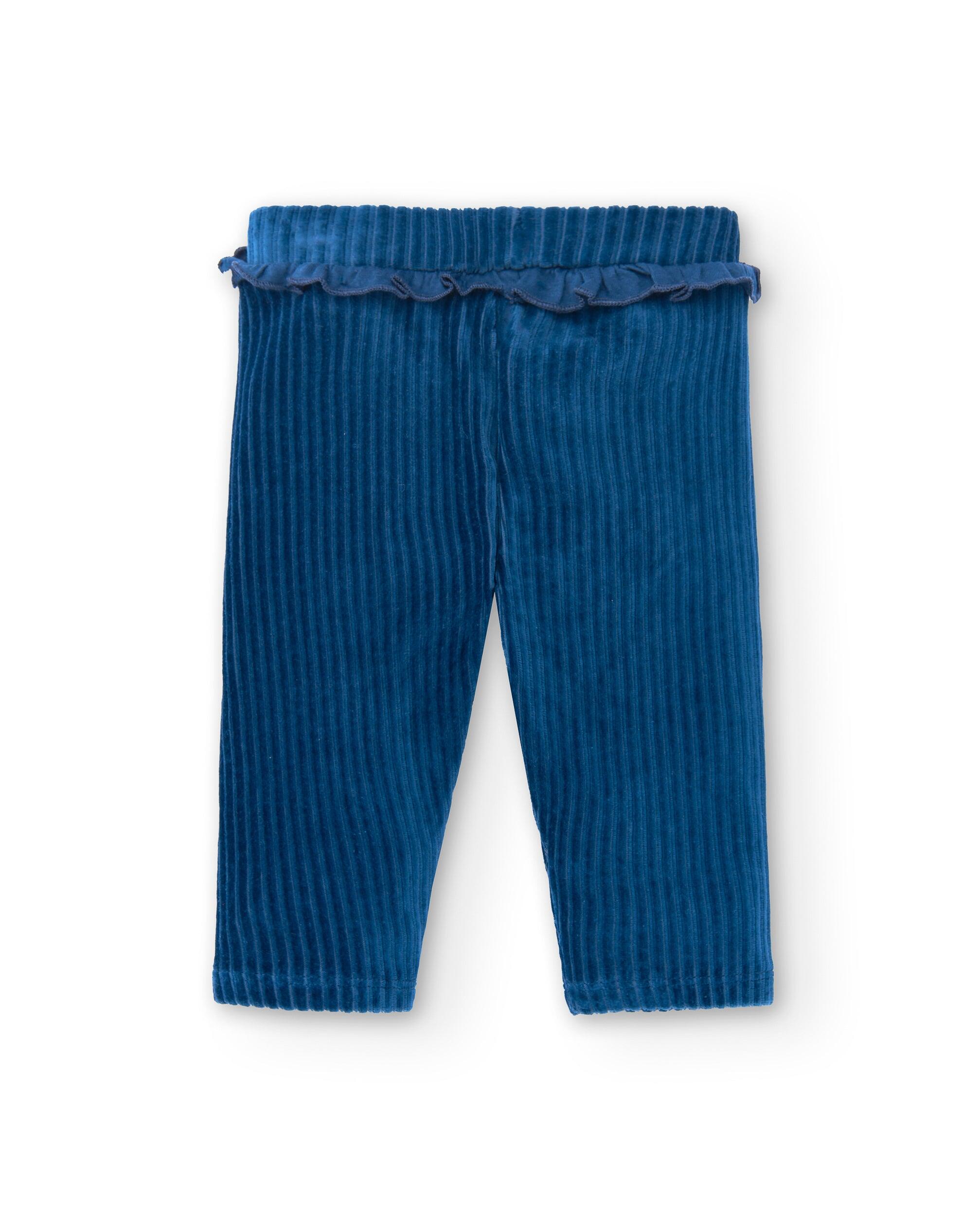 Pantalón de bebé azulón pana 3/3