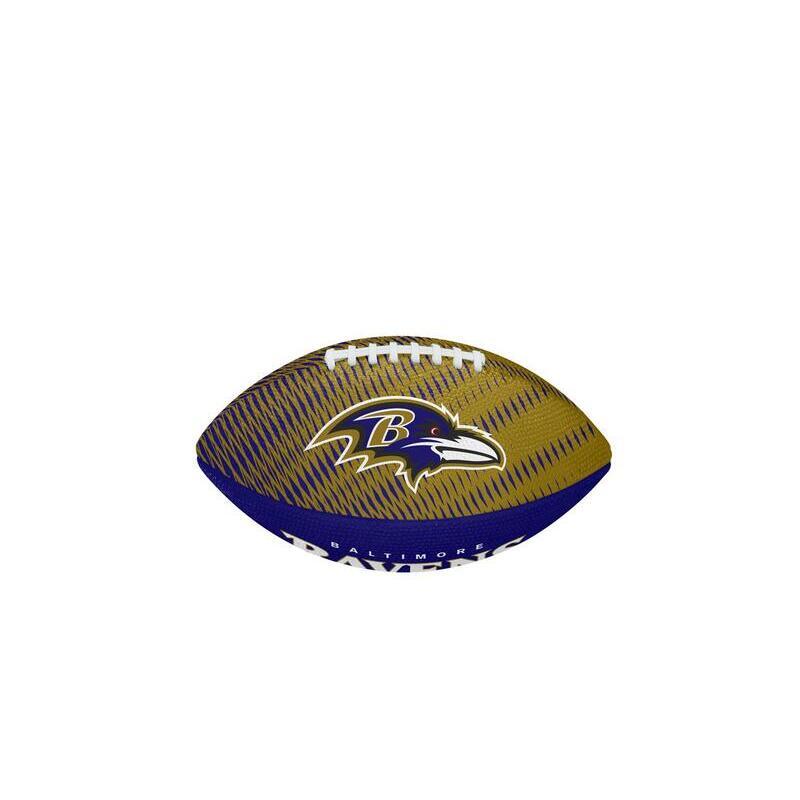Wilson - Ballon Enfant Ravens Nfl Team Tailgate - Ballon De Foot Américain - Noir|violet - Taille Unique - Decathlon