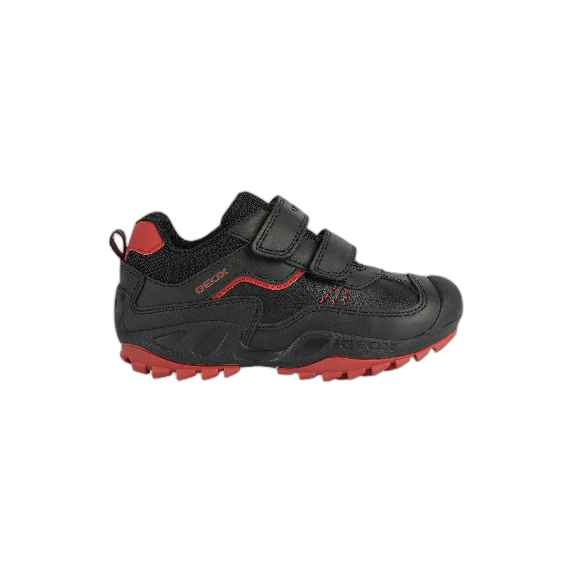 Geox - Baskets Enfant Geox Savage - Chaussures De Sport - Noir|rouge - 28 - Decathlon