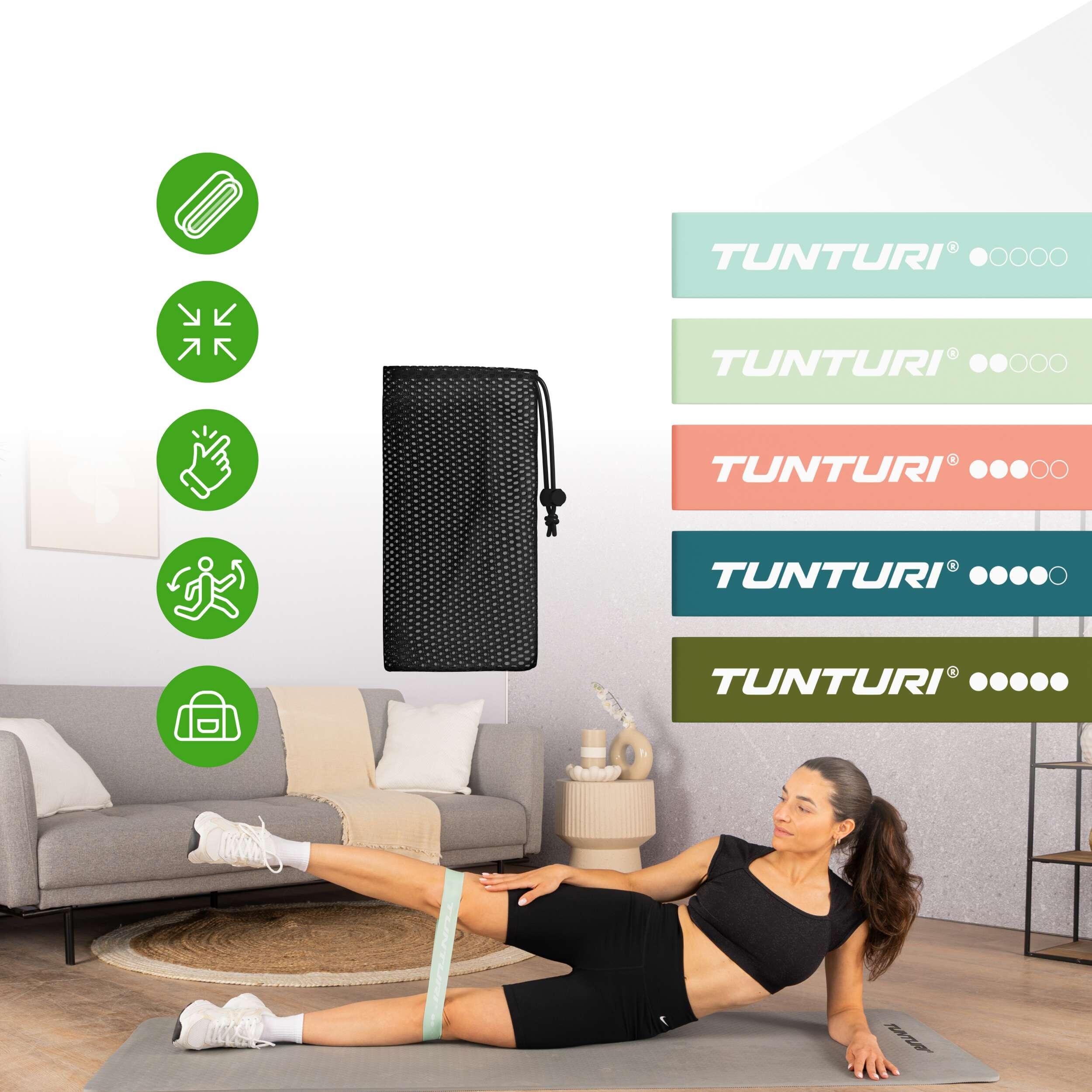 Lot de 5 Bandes de Résistance – Mini Power Band – Bande d’Entraînement 2/7
