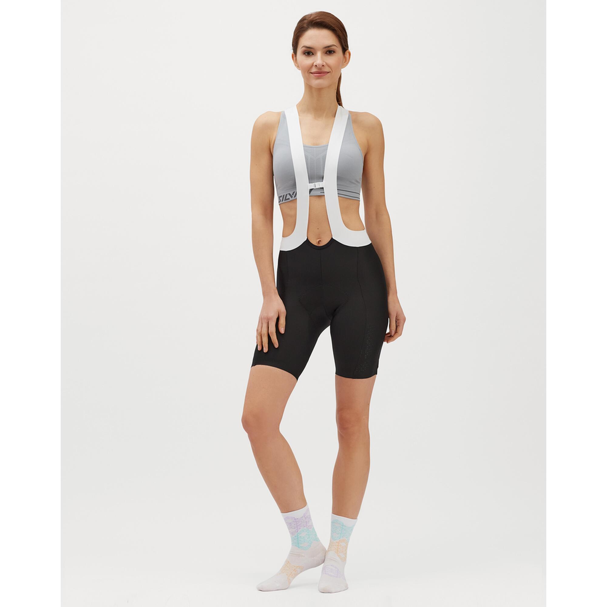 Pantaloni scurți de ciclism pentru femei SILVINI Santerno bibshort