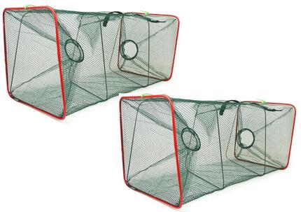 Set de 2 nasses à crabes pliables
