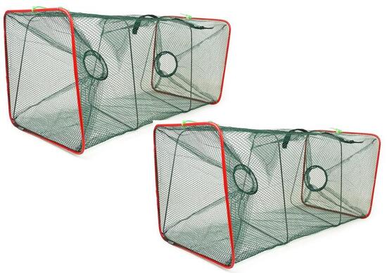 Set de 2 nasses à crabes pliables