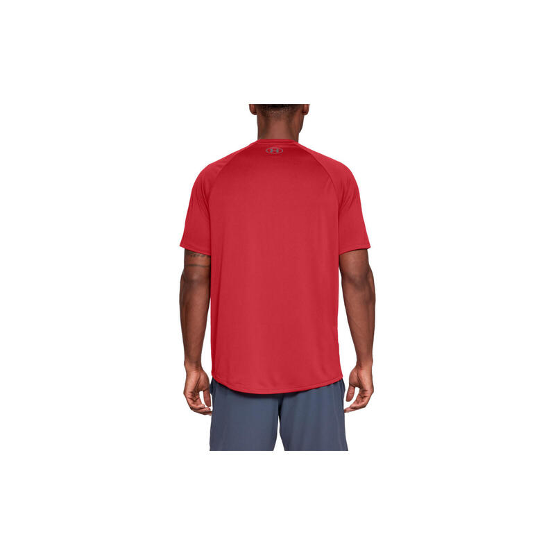 Tricou alergare 1326413600 cu mânecă scurtă roșu bărbătesc