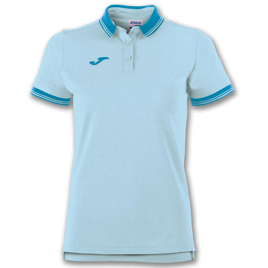 Polo Manches Courtes Femme Joma Bali II Bleu Ciel
