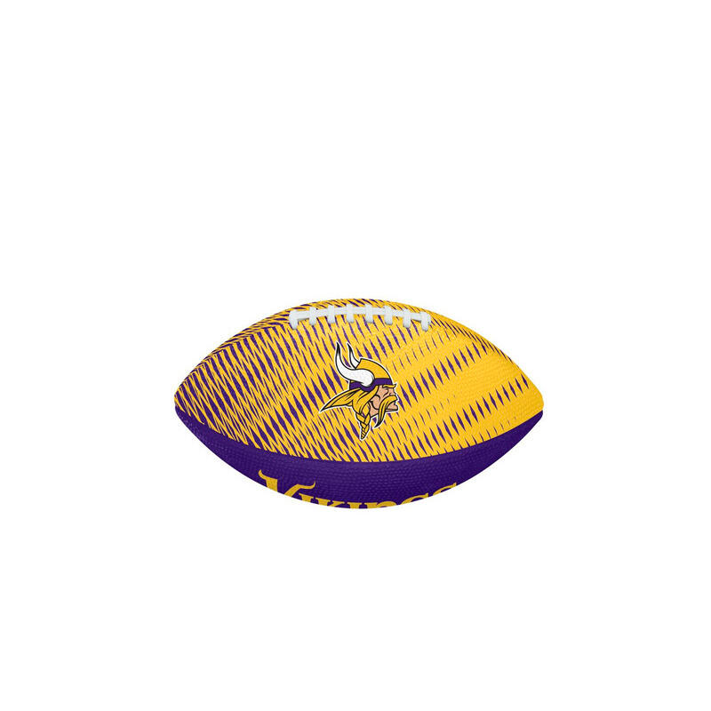 Wilson - Ballon Enfant Minnesota Vikings Nfl Team Tailgate - Balle De Baseball - Jaune|violet - Decathlon