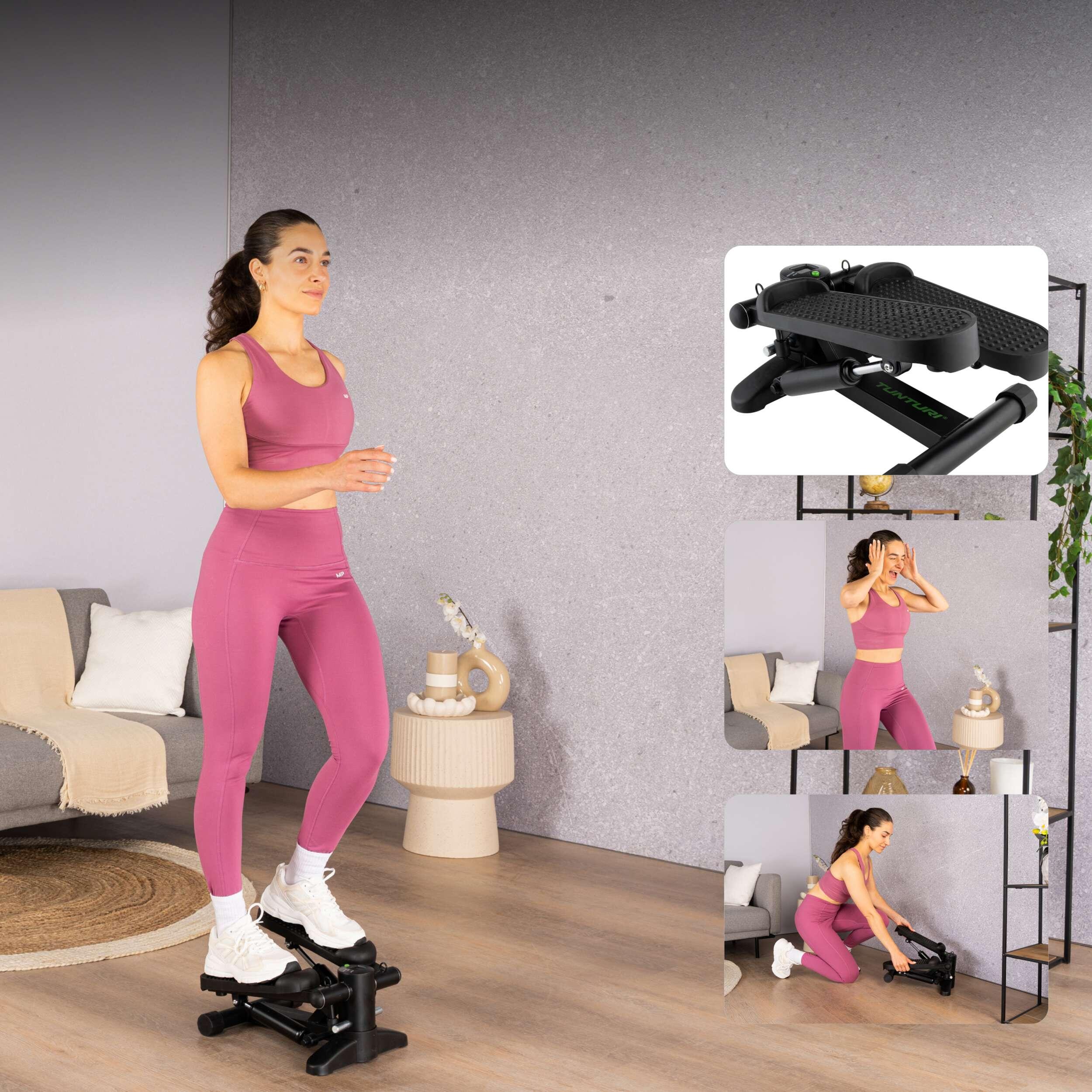 Stepper – Elastici – Saliscale – Step aerobica – Display incluso 3/7