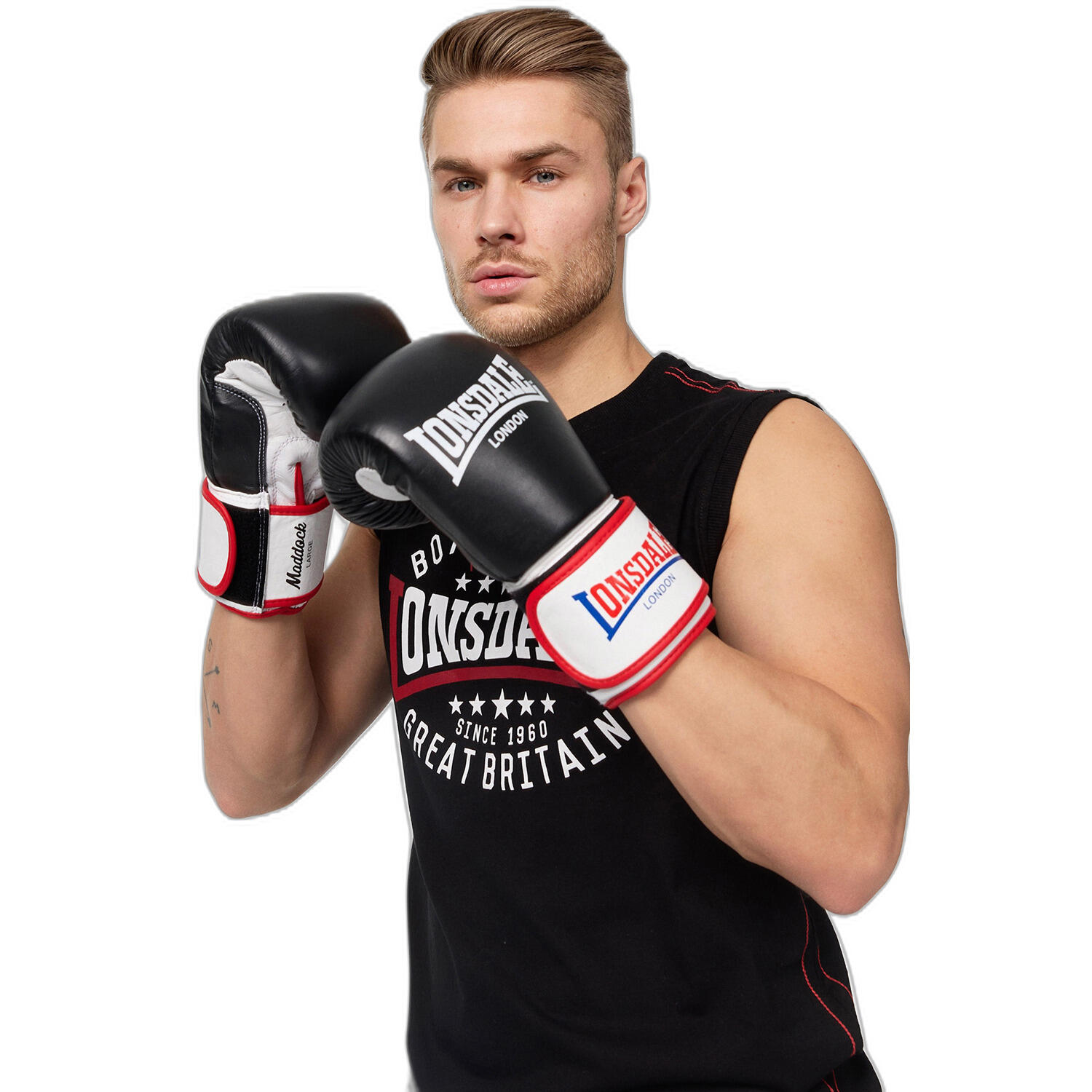 Gants de boxe entraînement Lonsdale Maddock 2/7