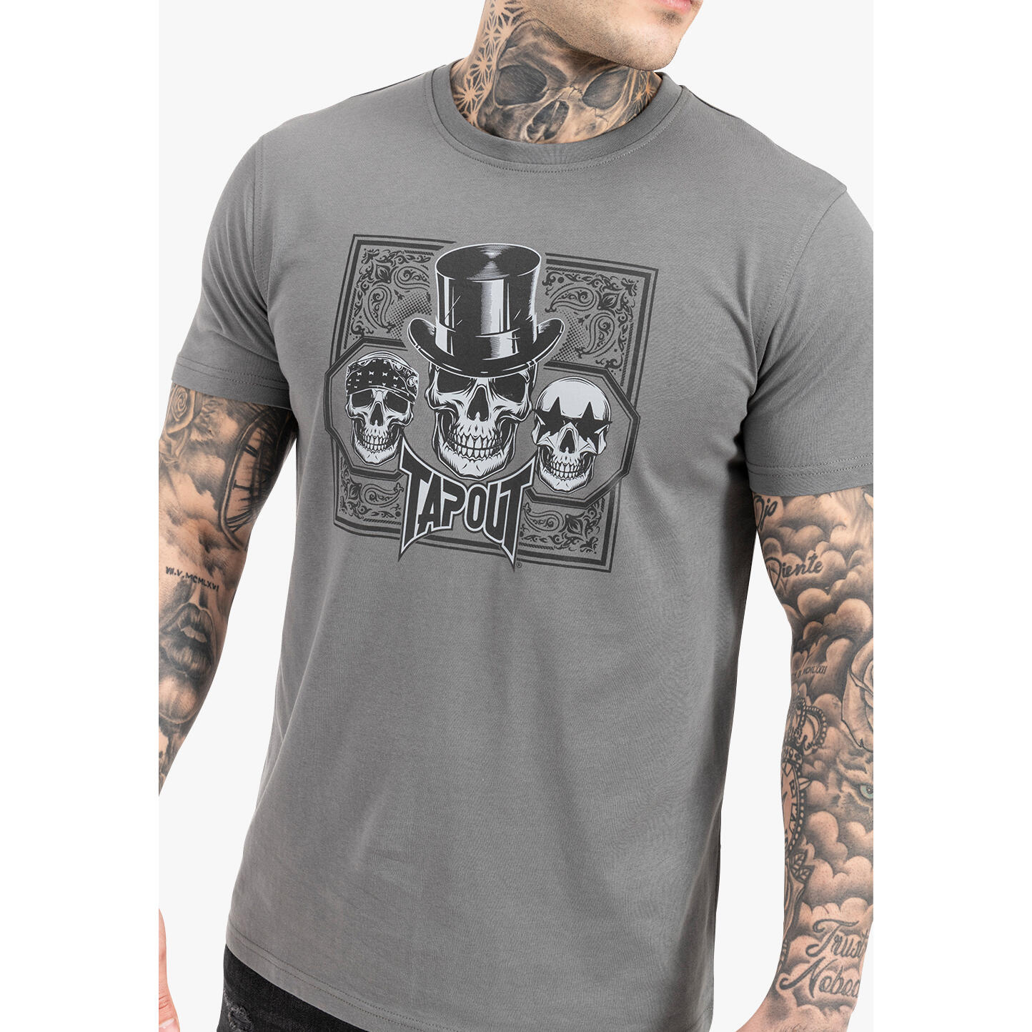 Regular fit T-shirt Tapout Skull 3/5