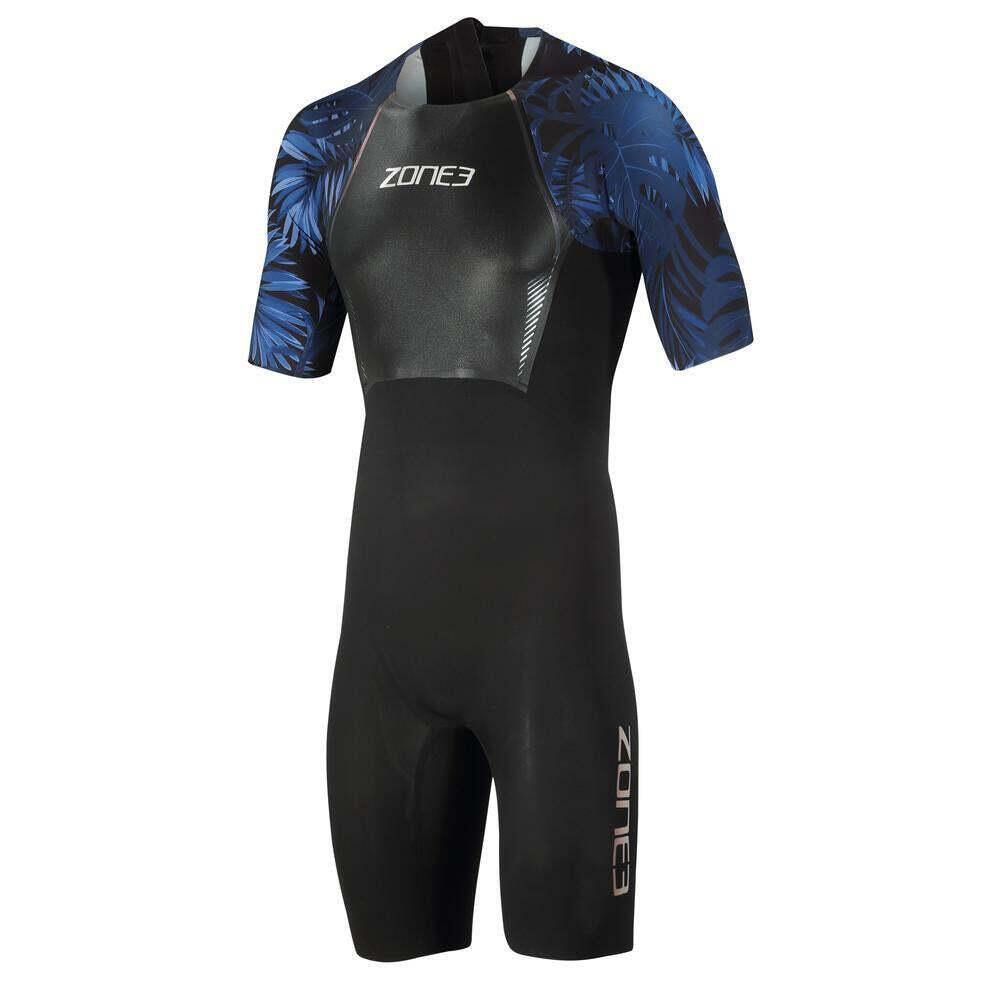 2024 Tropical Palm Back Zip Shorty Swimskin
