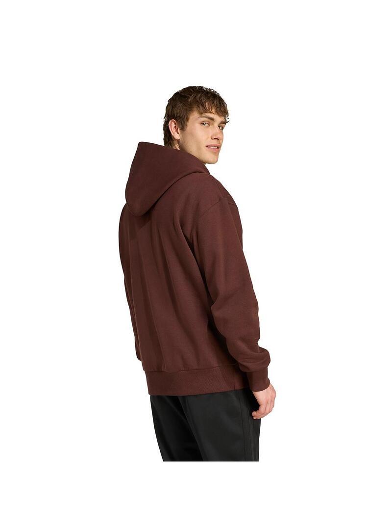 Sweatshirts polaires pour homme Adidas All szn Marron 3/6