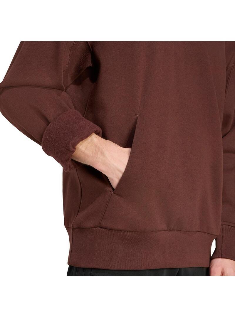 Sweatshirts polaires pour homme Adidas All szn Marron 4/6