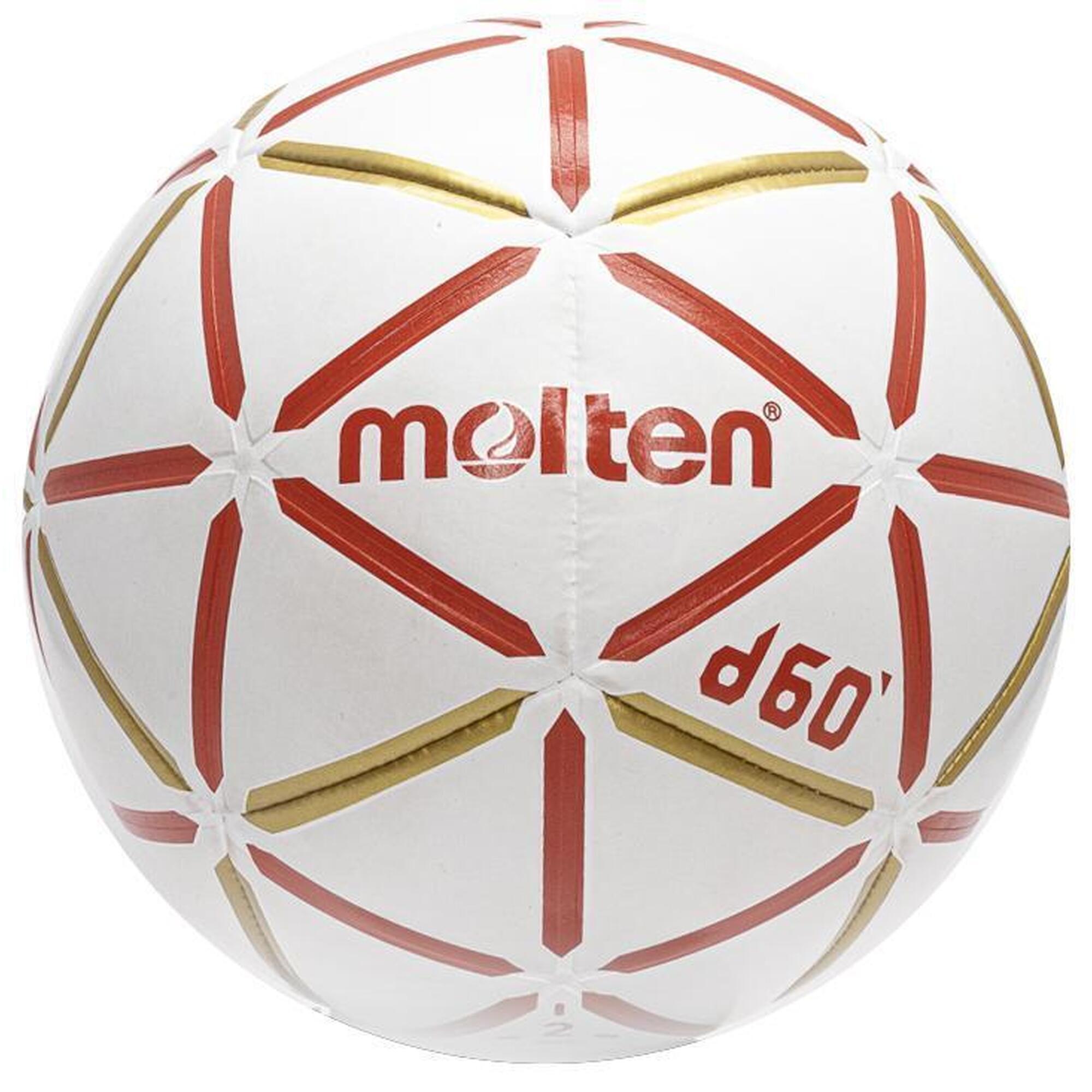Molten - Ballon De Handball Molten D60 T2 - Ballon De Hand - Blanc|rouge - 2 - Decathlon