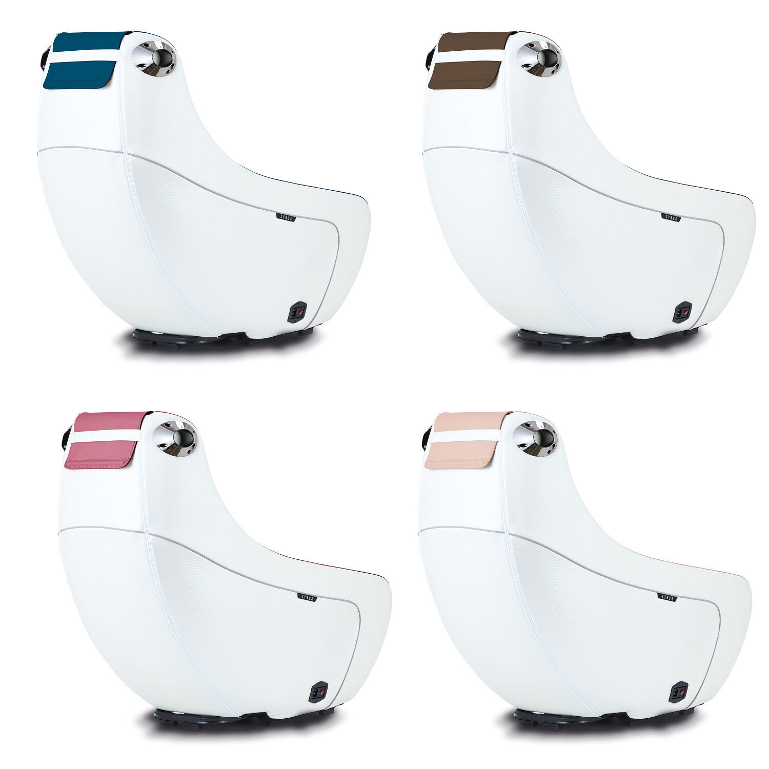 Synca CirC beige Fauteuil de massage compact SL‑Track, chaleur et compression 5/8