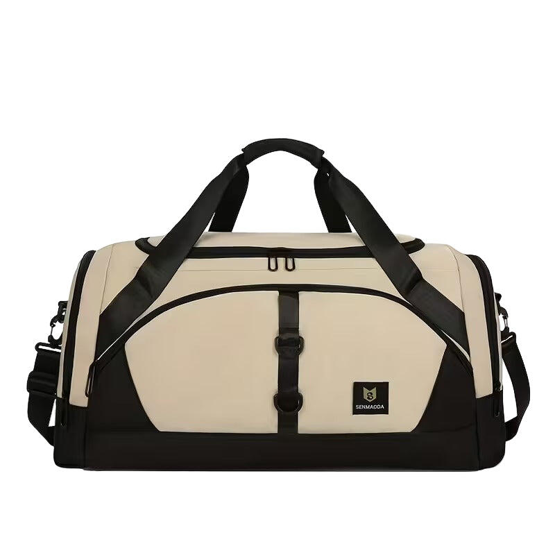NNETM Large Mens Travel Duffel Bag with Shoe Compartment