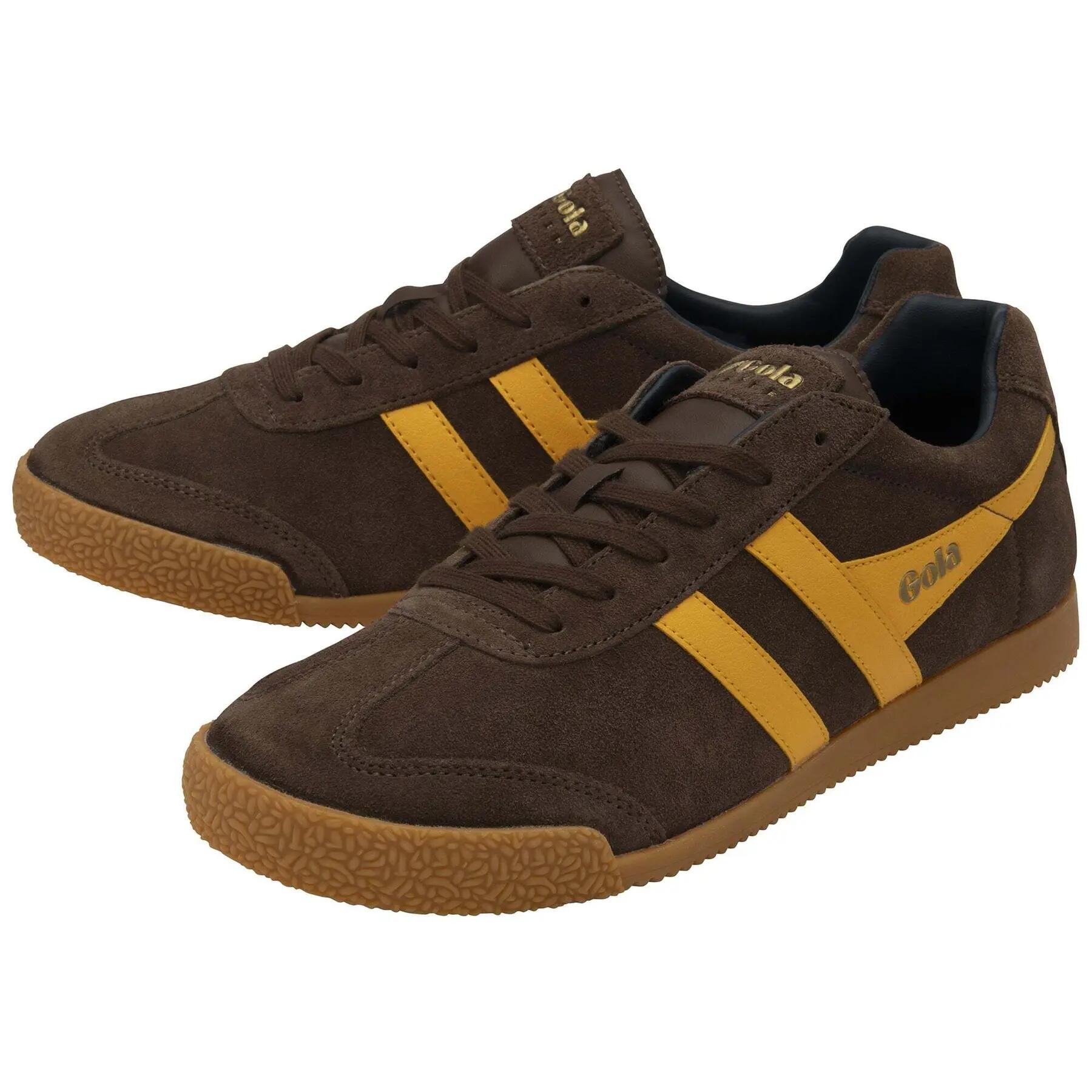 Nubucklederen veterschoenen Gola Harrier Suede 2/6
