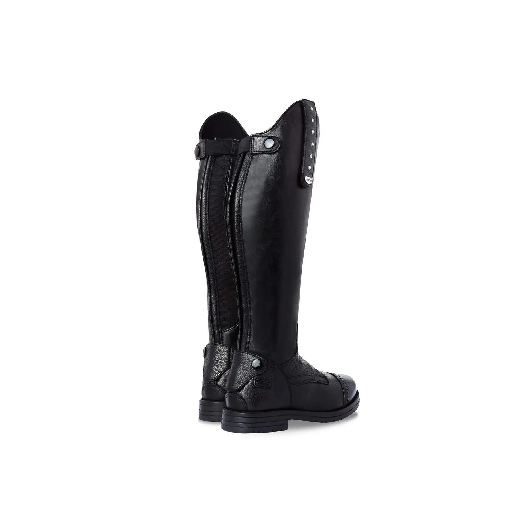 Bottes d'équitation avec cristaux enfant Horze Portland 3/7