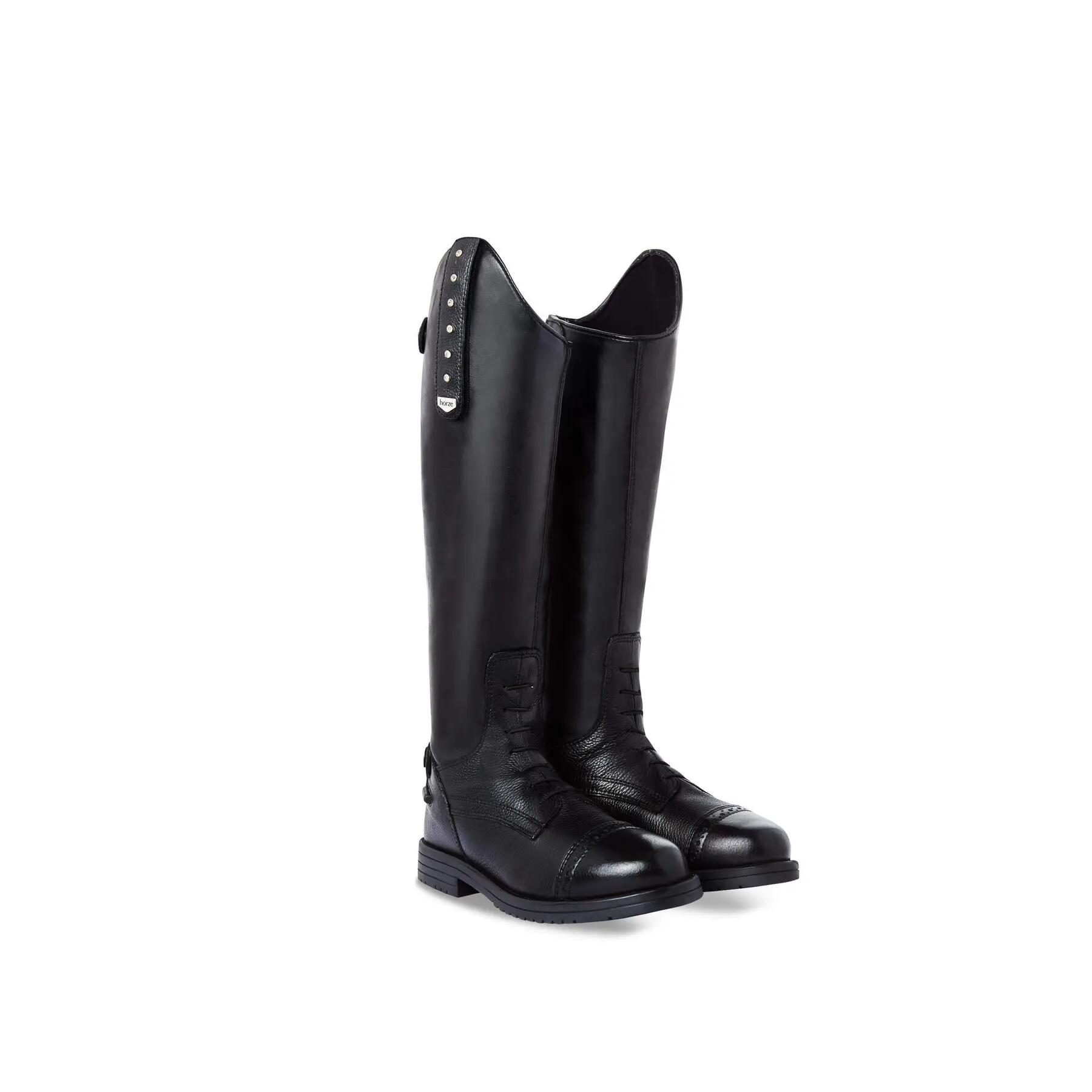 Bottes d'équitation avec cristaux enfant Horze Portland 2/7
