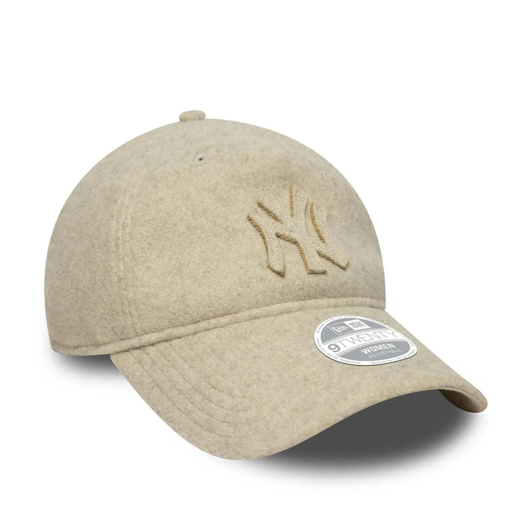 Boné de baseball 9Twenty mulher New York Yankees Melton Luxe 3/5
