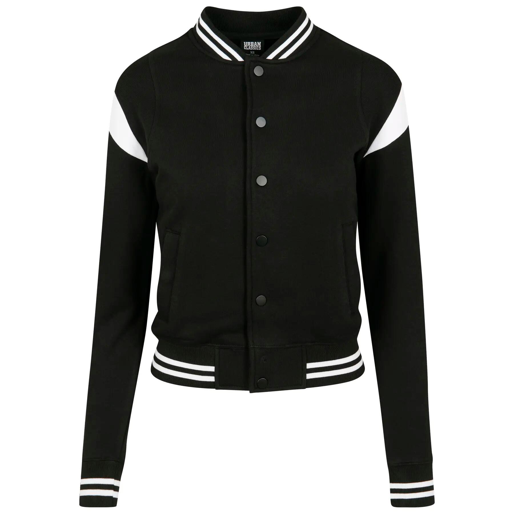 Urban Classics - Veste Teddy Femme Grandes Tailles Urban Classic Inet College Sweat - Veste - Blanc|noir - 52 2xl - Decathlon
