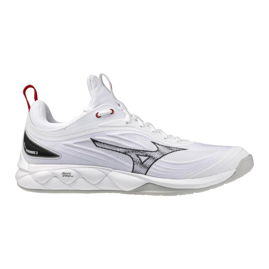 WHITE / BLACK / RED