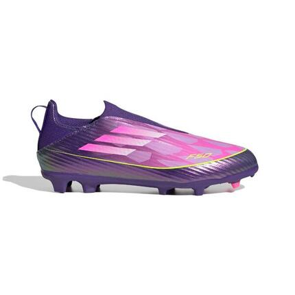 Chaussures de football sans lacets enfant adidas F50 League Lamine Yamal FG/AG