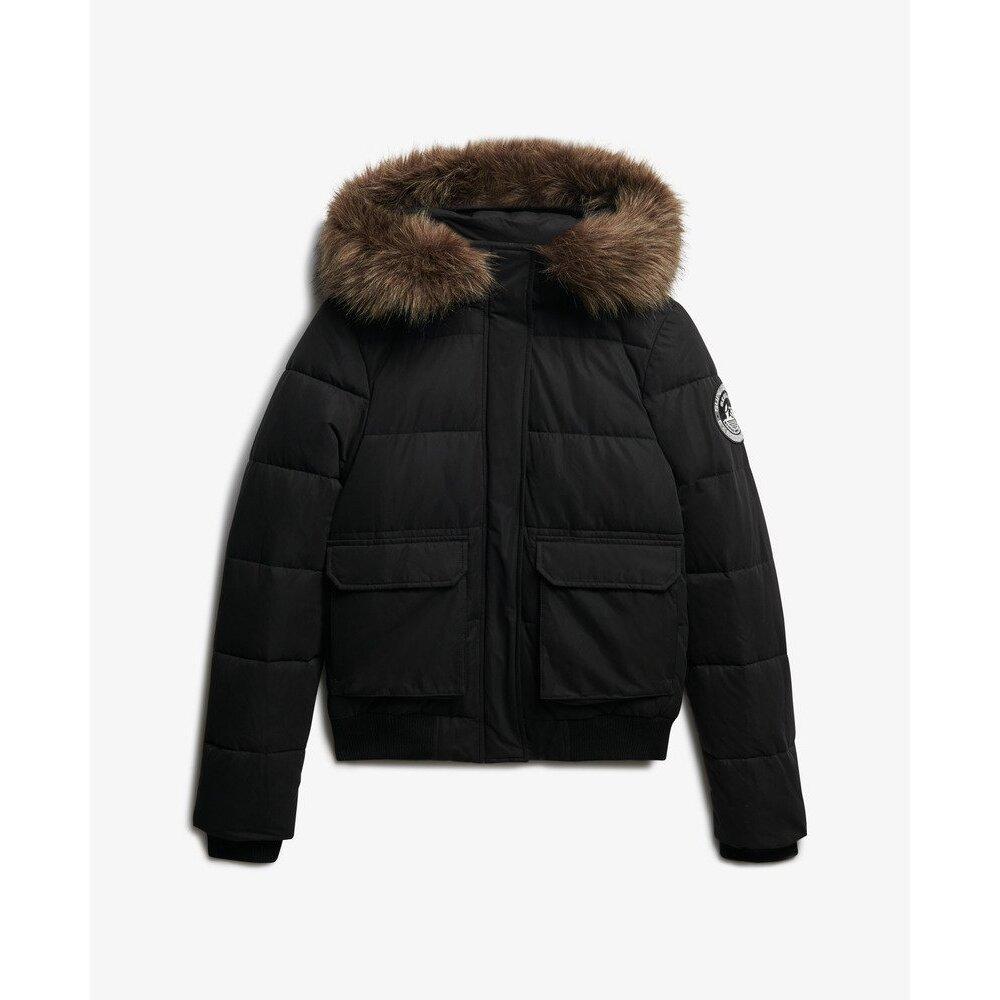 Superdry - Veste Bomber Femme Superdry Everest Ella - Veste - Noir - Decathlon